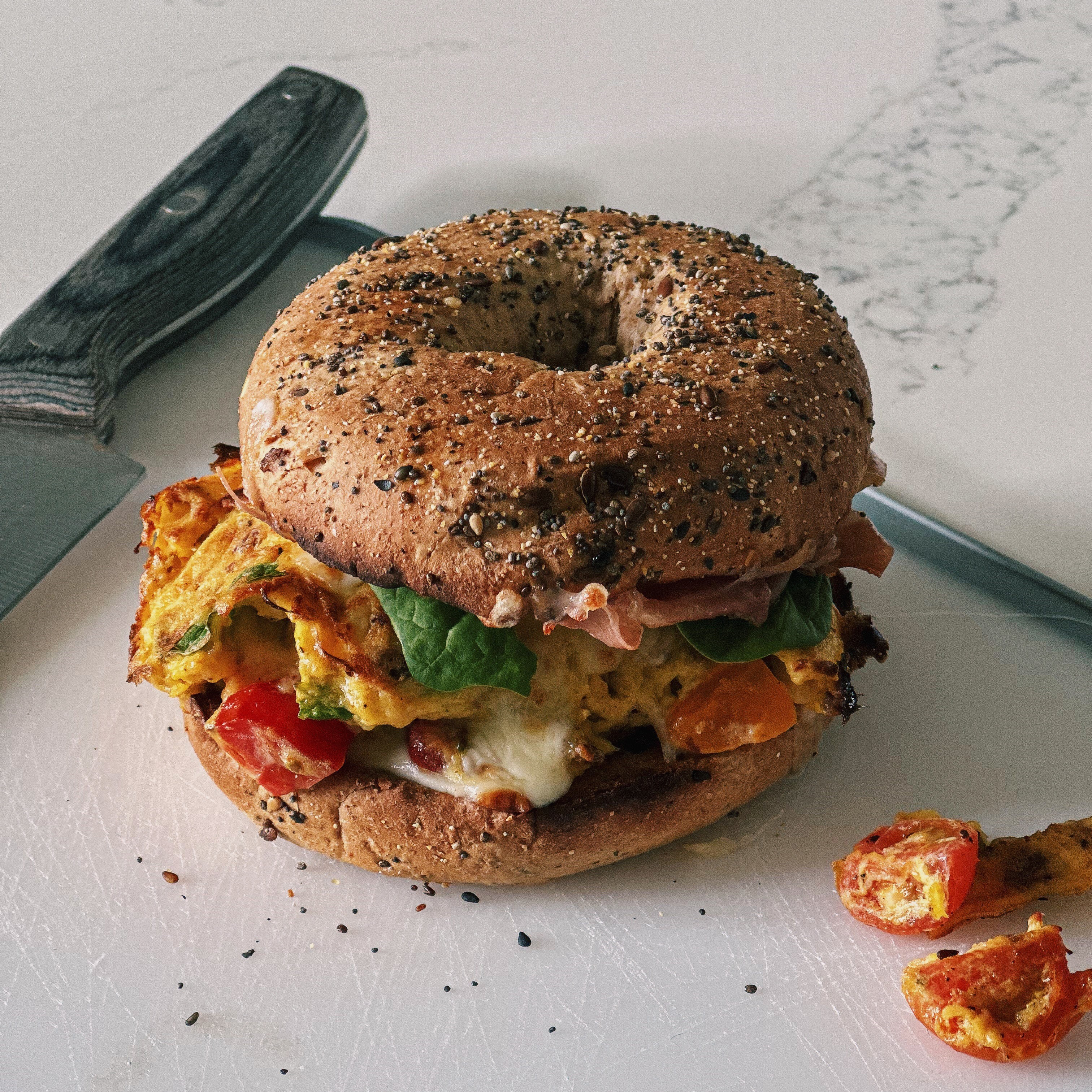 Breakfast Bagel Sandwich